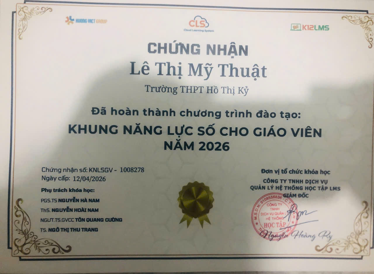 Chứng nhận Khung năng lực số cho giáo viên